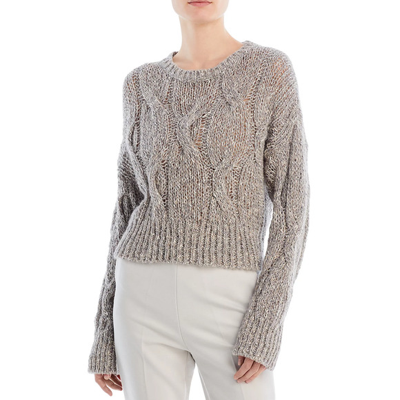 Fabiana Filippi Sweaters - Fabiana Filippi Women Cable Knit Sweater Multi Size 6/S